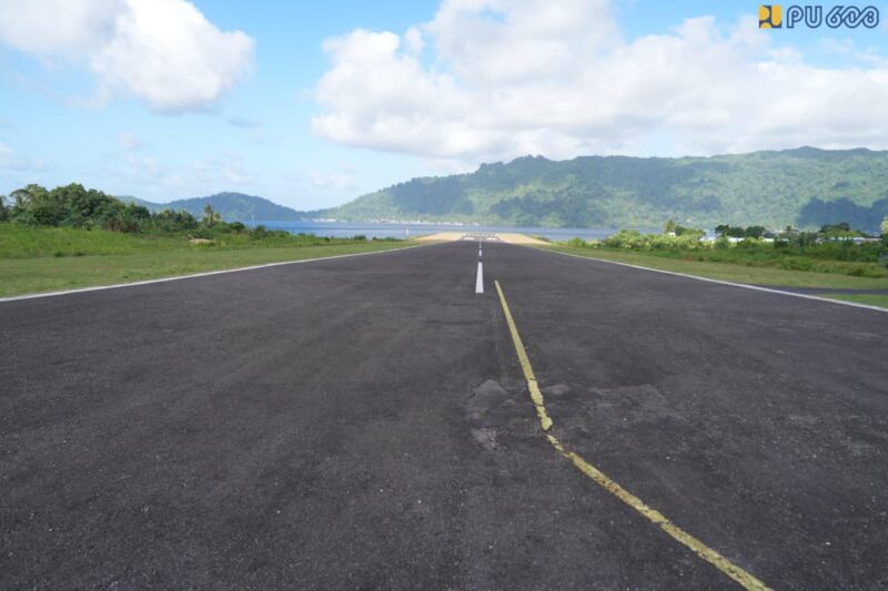 Ilustrasi bandara bandaneira untuk artikel PU Bangun Ulang Bandara Bandaneira, Runway Diperpanjang 2,2 Km