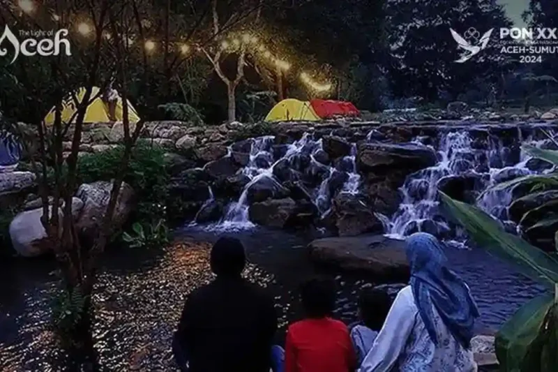 Ilustrasi temas river park untuk artikel Sensasi Tidur di Pinggir Sungai: Temas River Park Aceh Tengah