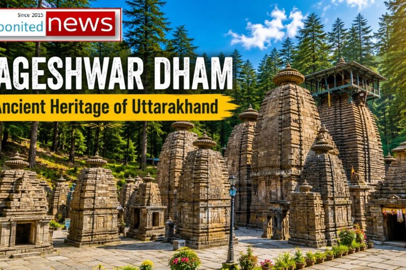 Ilustrasi jageshwar dham untuk artikel Jageshwar Dham: Warisan Kuil Kuno di Hutan Deodar