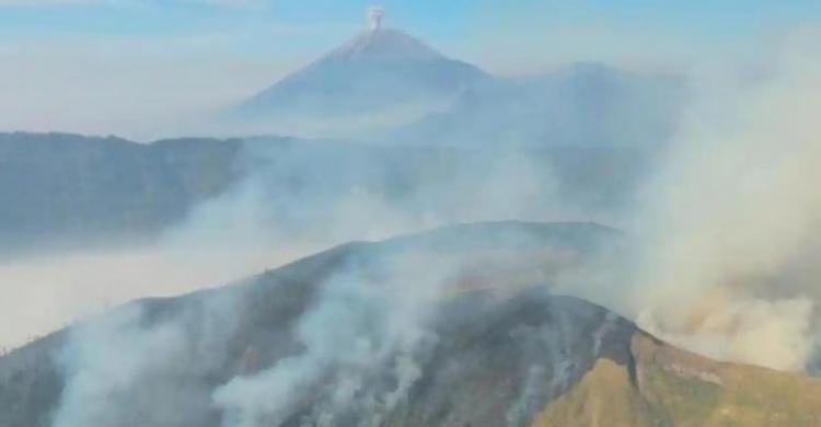 Ilustrasi kebakaran bromo untuk artikel Kebakaran Bromo Kembali, Padang Savana dan Teletubbies Hangus